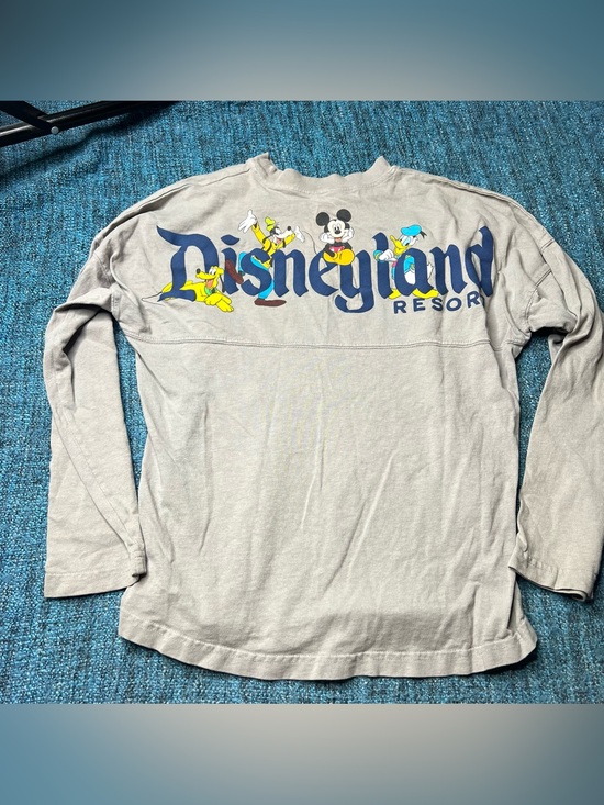 Disney Other - Disneyland Resort Youth Spirit Jersey in Gray Mickey Donald Pluto Goofy Large